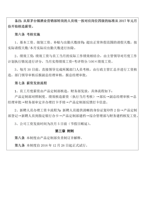 产品定制部薪资管理制度.docx