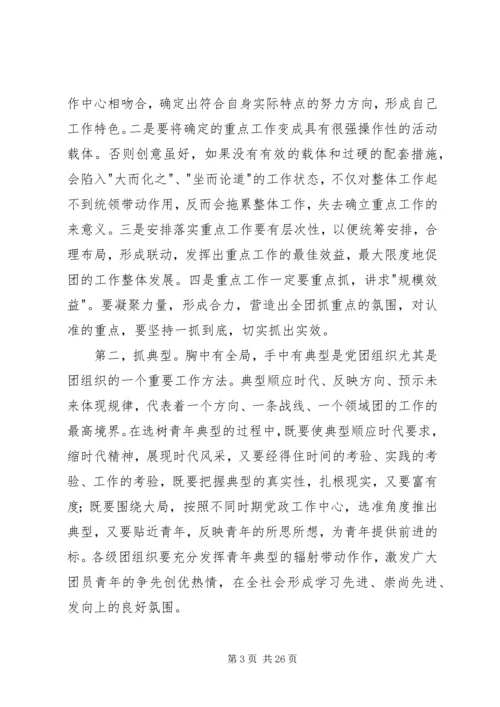 做好新形势下共青团工作的思考.docx