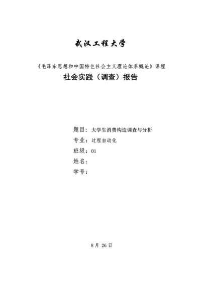 毛概社会实践调查报告范文.docx