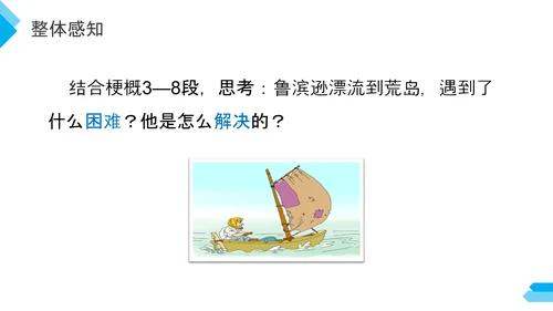 六年级语文课文鲁滨逊漂流记PPT教学课件