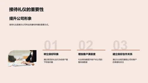 商务接待技巧PPT模板