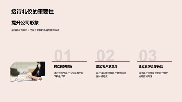 商务接待技巧PPT模板