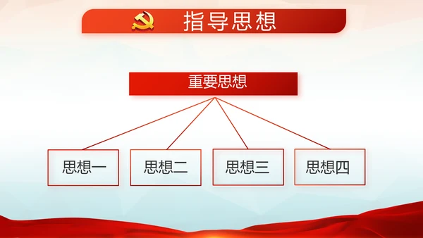 红色党建十九届五中全会十四五规划PPT