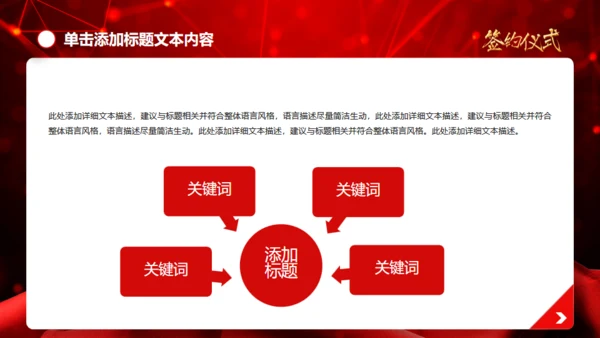 盛大的项目签约仪式通用PPT模板