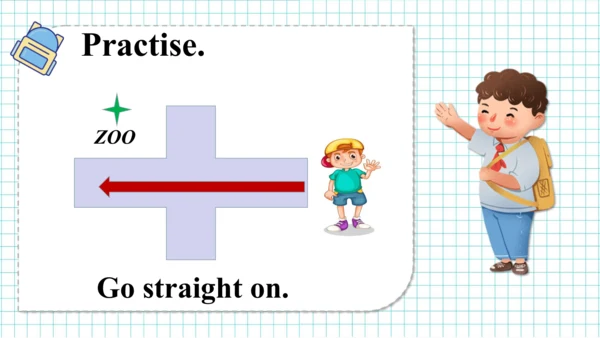 Module 1 Unit 1 Go straight on. 教学课件（共32张PPT）