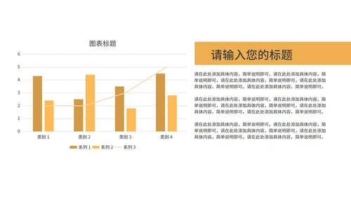 黄色画册风年终总结汇报PPT模板