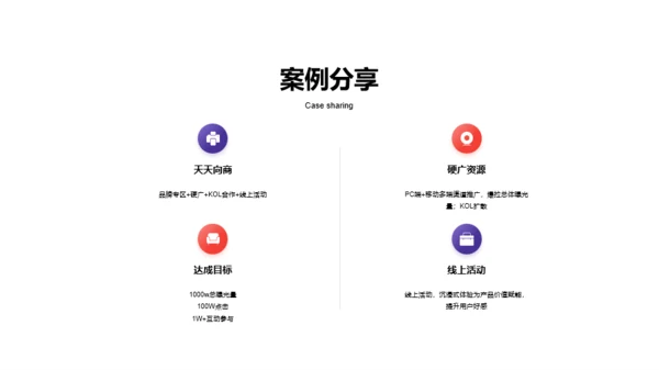 多色创意市场营销PPT案例