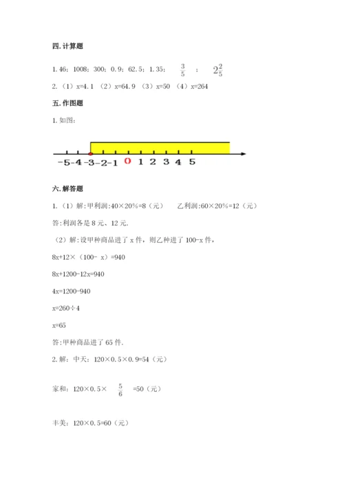 小升初数学期末测试卷（名师推荐）.docx