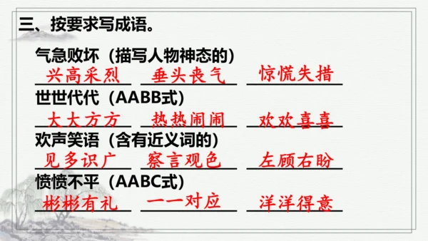 【学霸提优】统编版语文四上（ 第四单元重难点梳理复习）（课件）