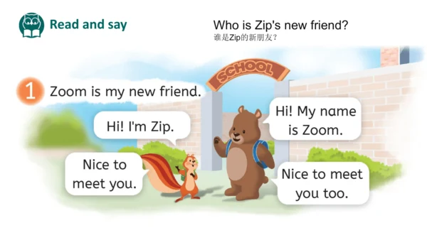 Unit 1 Making friends Part Reading time（优课）课件（24张P