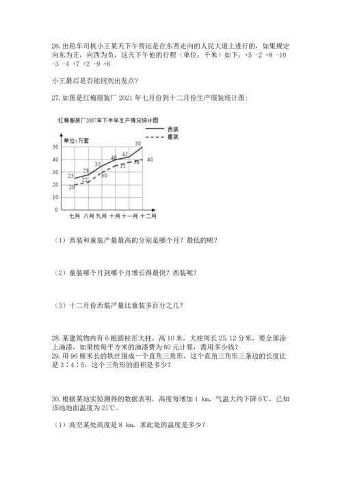 六年级小升初数学解决问题50道含答案（巩固）.docx