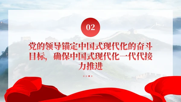 党建毫不动摇坚持党对中国式现代化的领导党课课件PPT