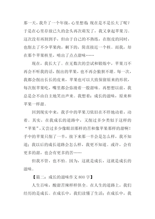 成长的滋味作文-2.docx