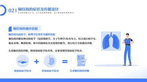 认识结核病知识科普主题教育模板