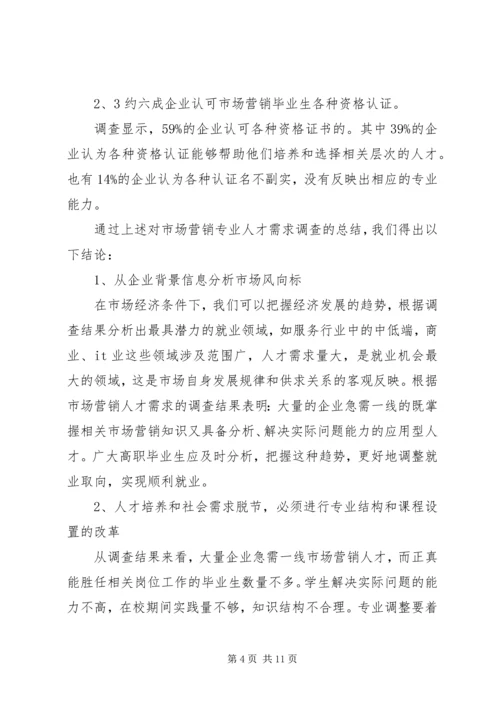 人才市场调研报告范文.docx