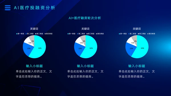 AI医疗行业研究报告通用PPT模板
