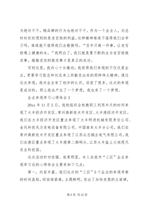 企业参观学习心得体会.docx