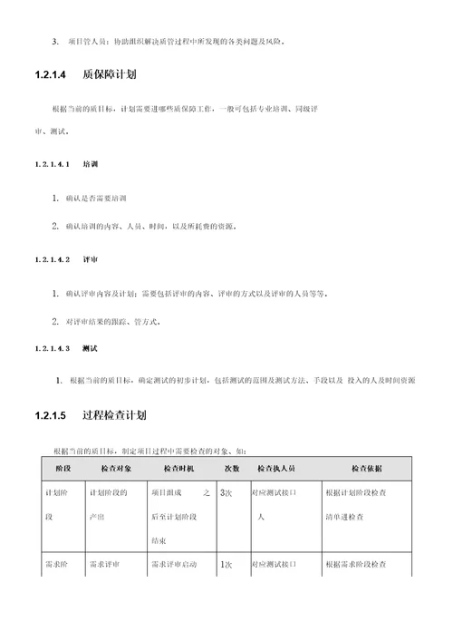 某项目质量控制管理方案