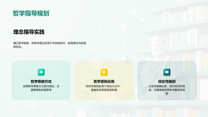 哲学引领未来规划PPT模板