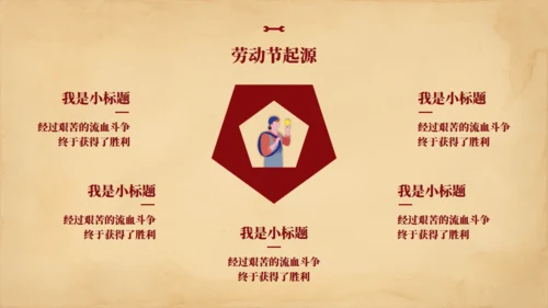 五一劳动节劳动最光荣通用PPT模板