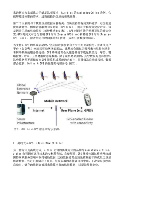 ublox公司AGPS解决专项方案简介doc.docx