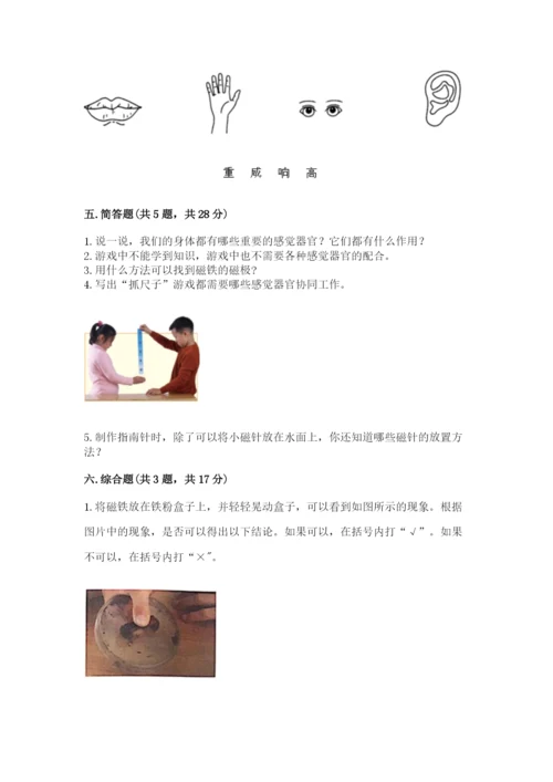 教科版二年级下册科学期末测试卷精品（基础题）.docx