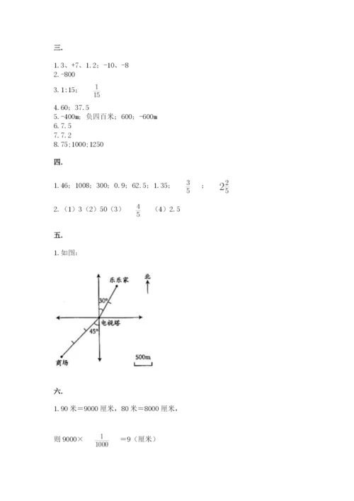 六年级毕业班数学期末考试试卷精品（完整版）.docx