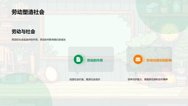 劳动教学实务PPT模板