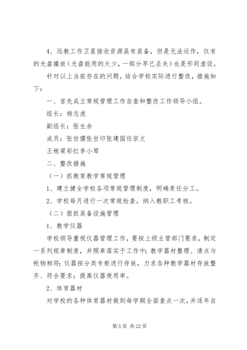 小学教辅资料征订与教育教学管理自查及整改措施报告 (2).docx