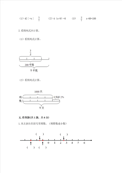 小升初数学期末测试卷附答案精练