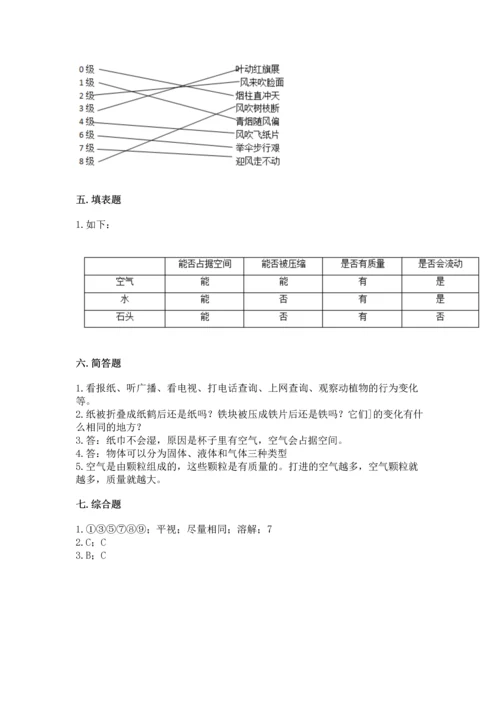 教科版三年级上册科学期末测试卷【预热题】.docx