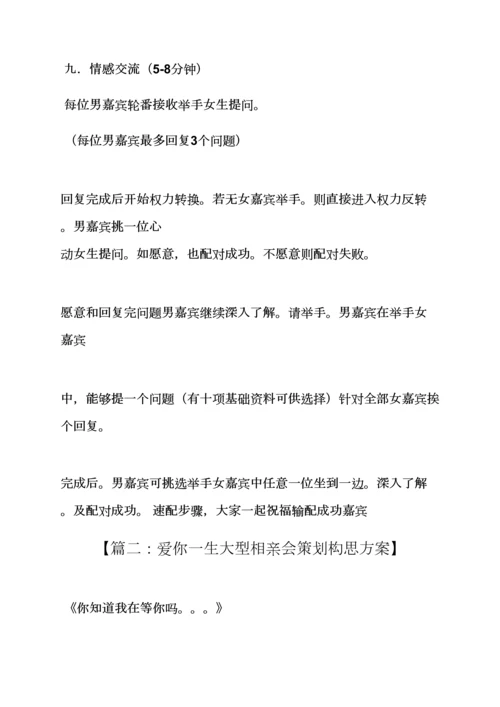 ktv相亲活动专业策划专项方案.docx