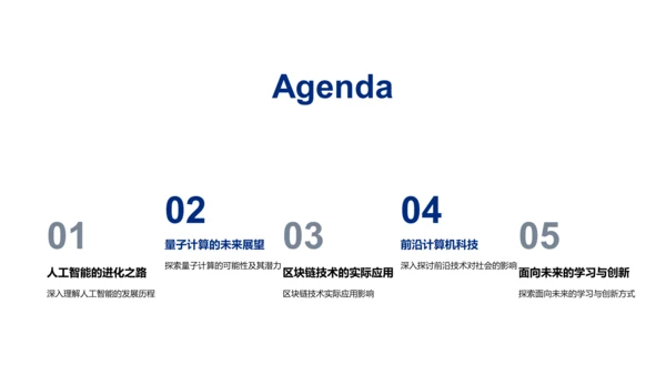 前沿科技教学课件PPT模板