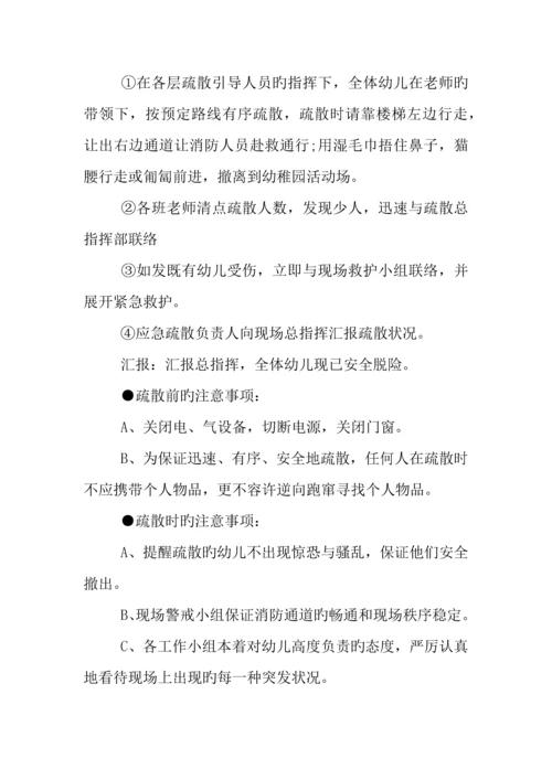 幼儿园消防演习方案.docx