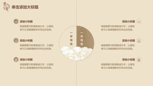 古典风中国历史文学鉴赏通用PPT模板