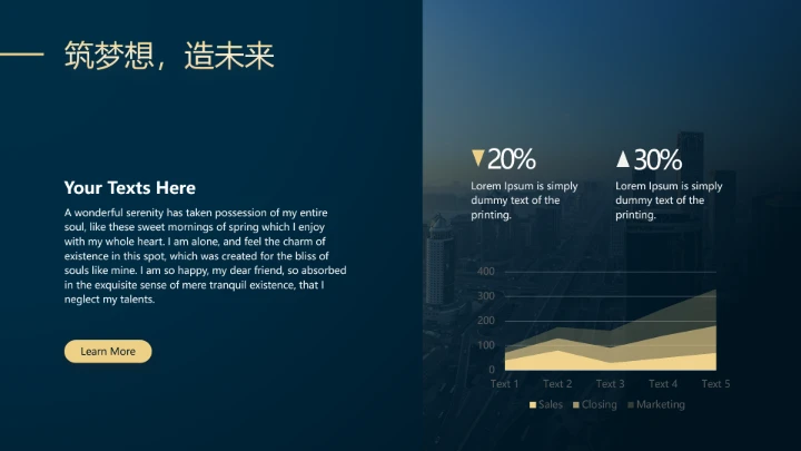 高级质感房地产商业地产营销策划案通用PPT模版