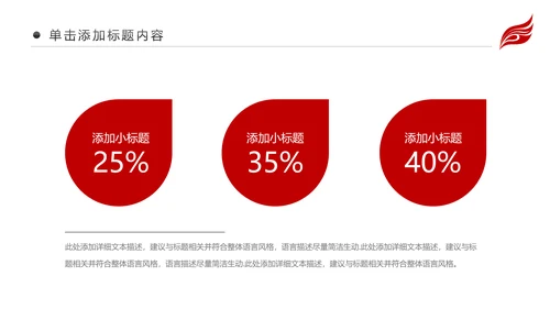 红色财务数据经营分析报告会计工作总结PPT