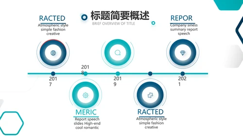 蓝色创意生物科技公司宣传简介动态PPT模板