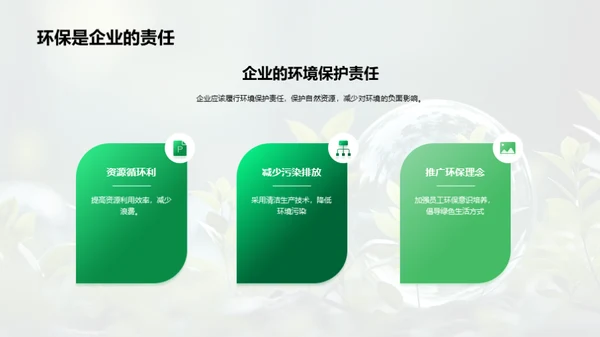 绿色转型：企业的责任与机会