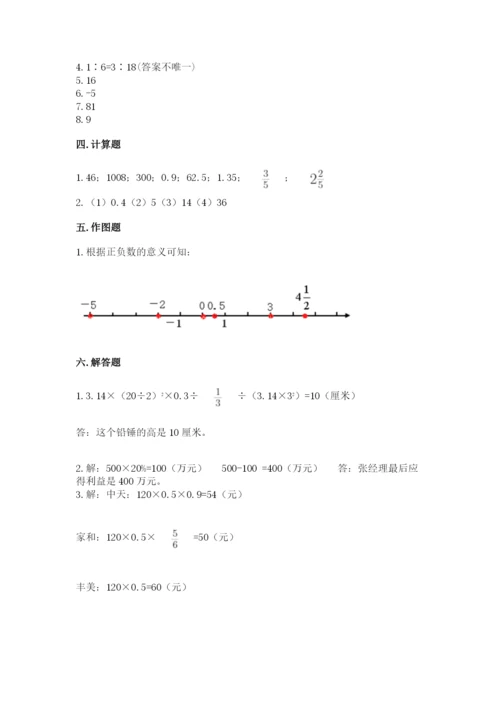 深圳市小升初数学测试卷必考题.docx