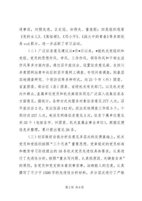 保持共产党员先进性教育活动分析评议阶段小结.docx