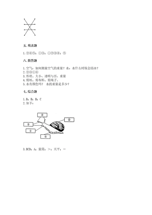 教科版一年级下册科学期末测试卷精品全国通用