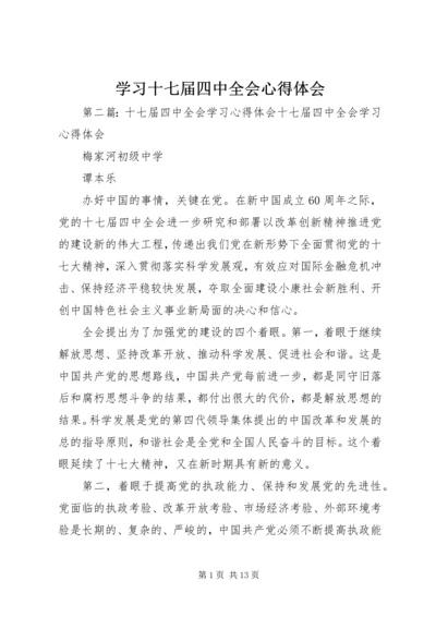 学习十七届四中全会心得体会 (9).docx