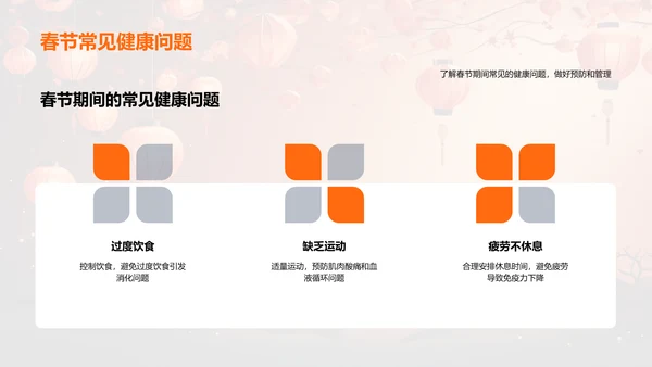 春节期间的健康管理