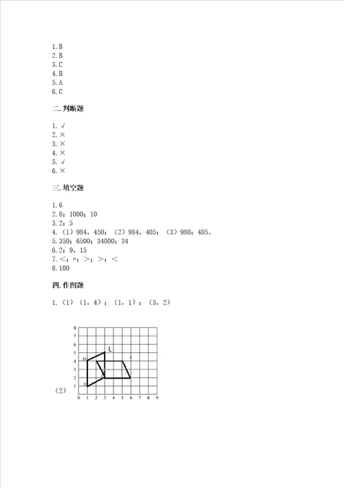 小学五年级下册数学期末测试卷精品【满分必刷】