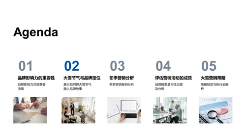 冬季品牌提升策略PPT模板