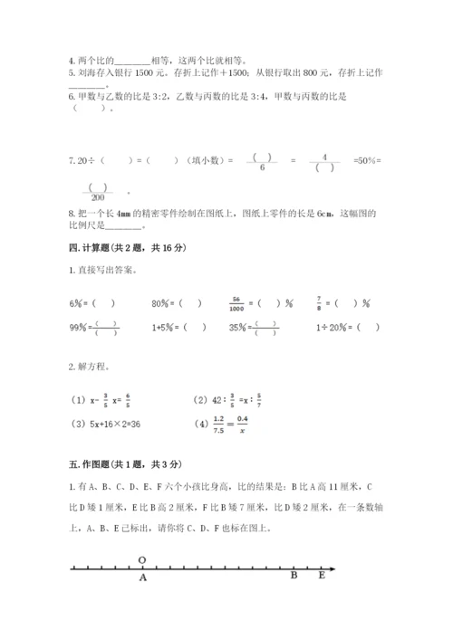 北师大版六年级下册数学 期末检测卷【达标题】.docx