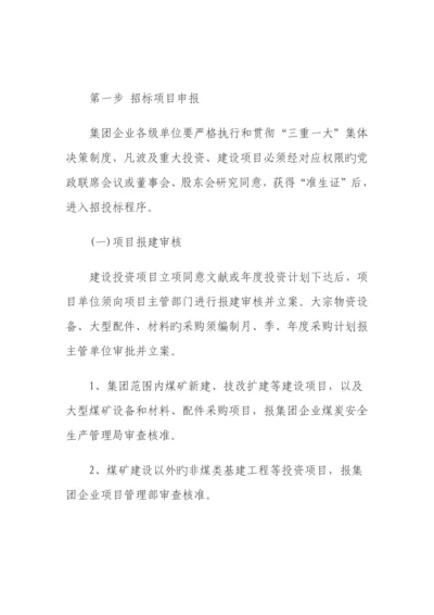 煤炭行业招标参考流程.docx