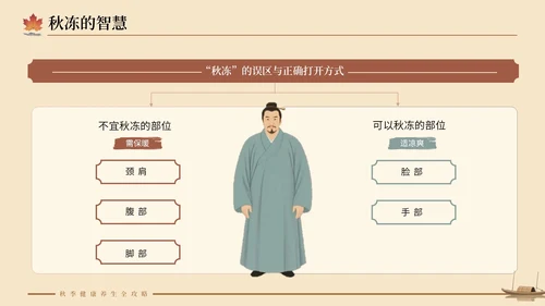 大地色中国风秋季养生PPT模板