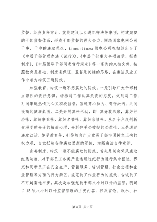 供电公司干部队伍建设经验交流材料 (2).docx